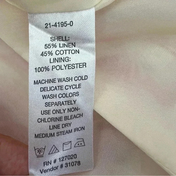 Chadwicks Classics Linen Blend Colorful Spring  Blazer NWOT Sz Plus‎ 16W - Picture 12 of 13